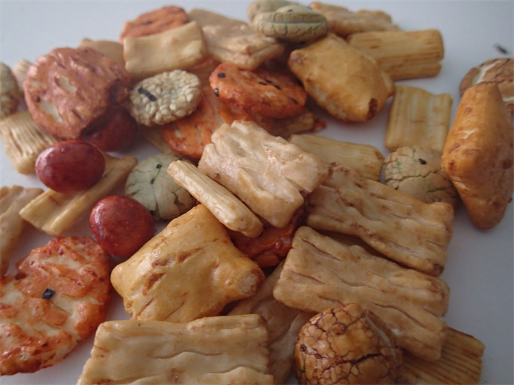 Japanese Wholesale Food Healthy Grain Snacks Mixed Rice Cracker&Peanuts Snack