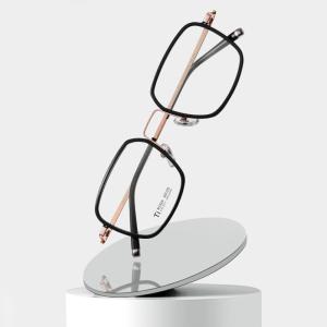 China IP Plating Pure Acetate Titanium Glasses , Stable Clear Lens Glasses wholesale
