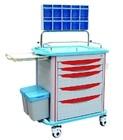 190CM Anesthesia Medical Cart Trolley On Wheels ABS Plastic