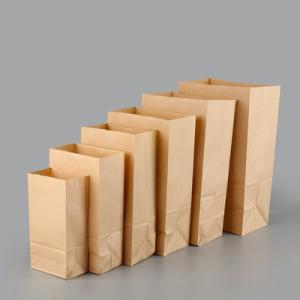 China 150gsm Brown Takeaway Paper Bags wholesale