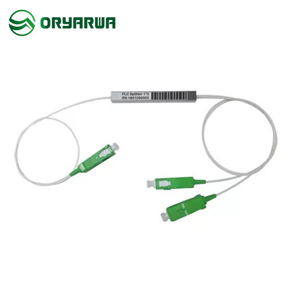 1x2 SC APC Fiber Optic Hydrel Fiber Cable Mini PLC Splitter Steel Tube