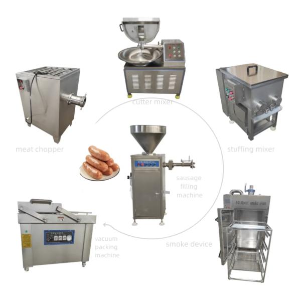 Factory Price High Quality Pneumatic Quantitative Twisting Sausage Filling Machine with Full Automated
