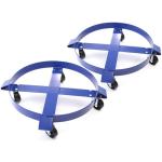 1000LB Stainless Steel Drum Dolly Blue 30 Gallon Drum Dolly 1000 Pound Capacity