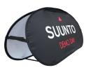 Horizontal Advertising Banner Stands Pop Out A Frame Structure Black Color