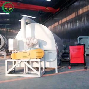 China 4kw Rotary Sawdust Dryer Machine For Furniture Plant Plywood Plant wholesale