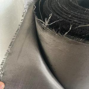 China 500C High Temperature Fiberglass Cloth Temperature Resistant And Flexible Black wholesale