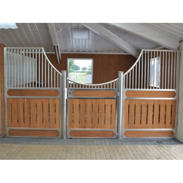 Indoor Heavy Duty Metal Stall Doors , Portable Horse Stall Kits With Horse Stall