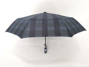 China Foldable Waterproof Automatic Open And Close Umbrella With Rubber Coating wholesale