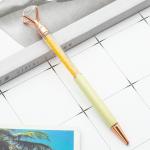 Big Crystal Diamond Ballpoint Pen 1.0mm Fashion Shiny Metal Gift Ball Pen