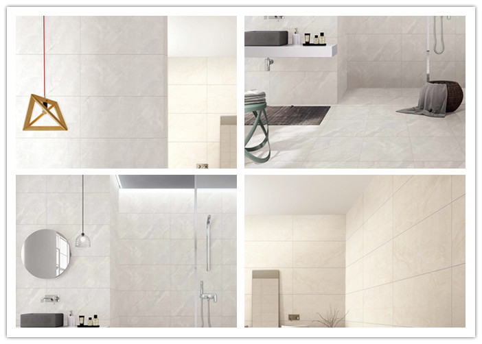 Frost Resistant Porcelain Kitchen Tile / Marble Porcelain Tile Kitchen Wall