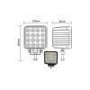 China LED Work Lamp/ Headlamp Truck Light (LED Car Headlamp) wholesale