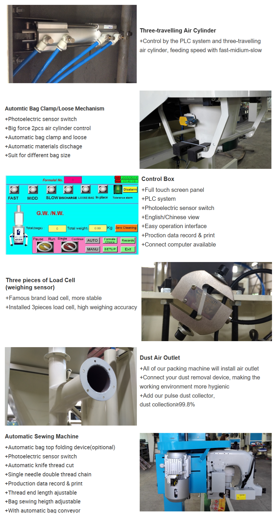 50KG Bag Urea Organic Fertilizer Particles Packing Equipment