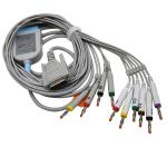 Pediatric 10 Lead Edan EKG Cable SE-12 Express SE-1200 3.6m TPU Jacket