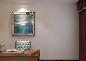 China Waterproof Asian Inspired Wallpaper , Leaf Pattern Modern House Wallpaper wholesale