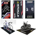 Anti Slip Motorbike Garage Workshop Or Pit Motorcycle Mat Dirt Bike Pit Mat Spin