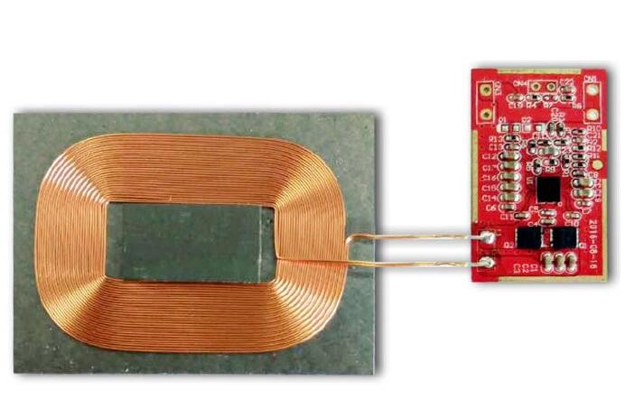 Ultra Slim Universal Qi Wireless Receiver Module , 5W Receiver Module Wireless Charger