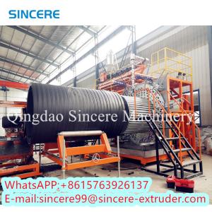 China OEM HDPE PP Spiral Plastic Pipe Extrusion Line 200kW-500kW wholesale