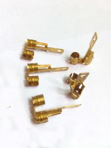 China Electrical Draw Brass Stamping Parts Precision Progress Metalwork Auto Parts wholesale