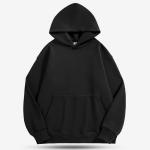 Streetwear 500g Heavyweight Men'S Lamb Hooded Sweatshirt Fleece-Lined Oversized