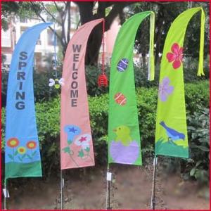 China Spring Garden Flag Flowers and Bird wholesale