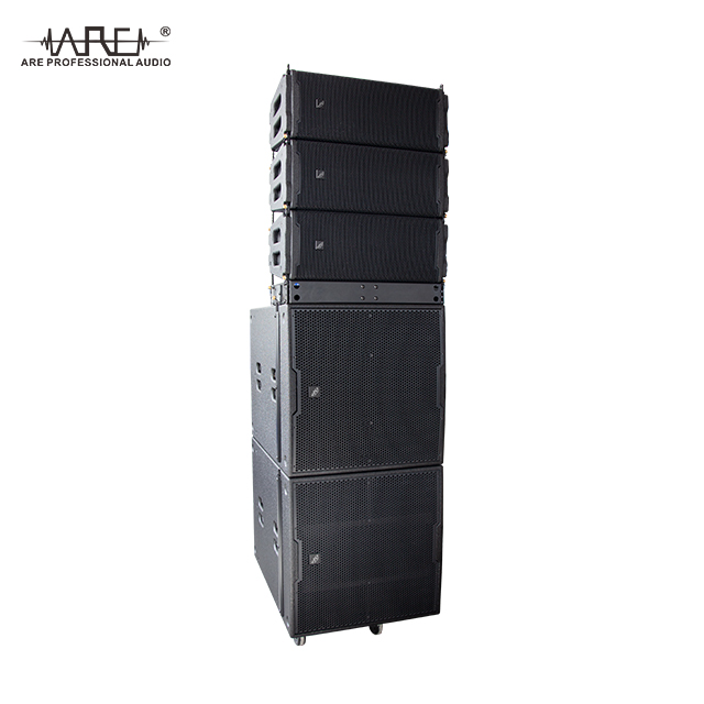 ARE AUDIO dual 8 inch outdoor line array speaker system lightweight design pure sound quality