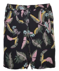 China Beautiful Printed Soft Viscose Ladies Casual Shorts Spring Or Summer Wearing wholesale