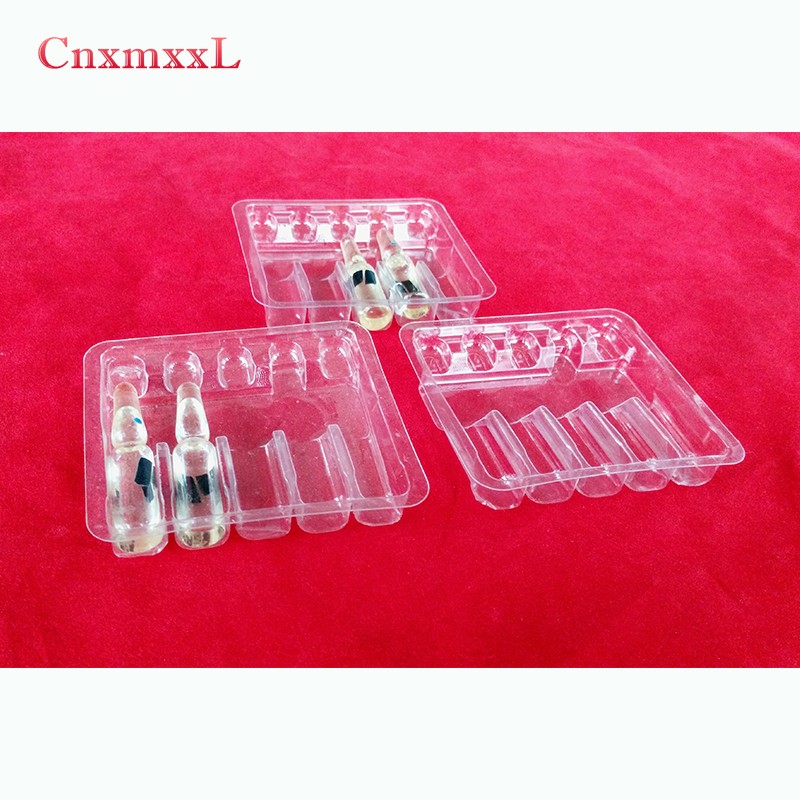 Clear PVC Medical Drug Plastic Blister Packaging Thermoformed Plastic Trays OEM