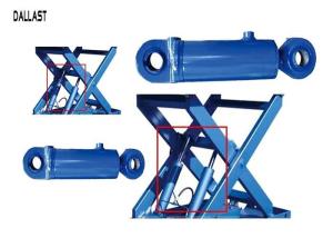 China Hydraulic Mobile Scissor Lift Cylinder Double Acting Stroke 600 mm for Industry wholesale