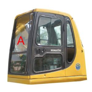 China No Holes KOMATSU Cab Glass Excavator Front Windscreen Glass wholesale