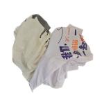 No Metal No Dirty White 85% Cotton T Shirt Rags