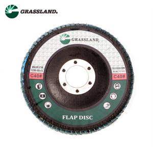China 115X22mm Aluminium Oxide 60 Grit Angle Grinder Flap Disc wholesale