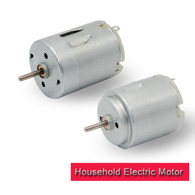 Mini Household Electric Motors Carbon Brush 3v 6v 12v 24mm Diameter RC-260