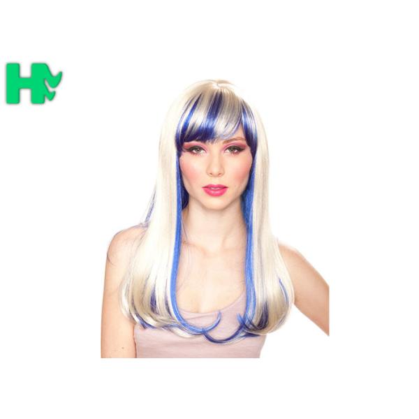 Machine Made Sexy Pretty Natural Wave Non Weft Synthetic Hair Wigs For Cosplay