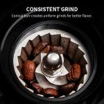 40mm Coffee Conical Burr Grinder Stainless Steel Super Stable Home Coffee Bean