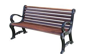 China Assembled Wood Imitated Fiberglass Outdoor Chairs And Bench Weather Proof wholesale