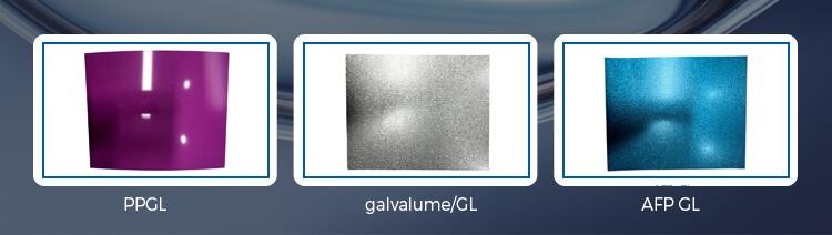 Az40 Steel Coil Galvalume Antifinger Print 508mm/610mm ID