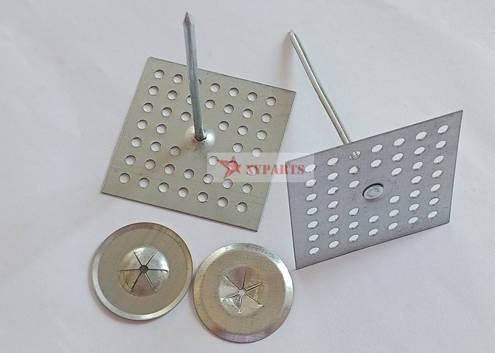 2-1/2" Perforated Base Insulation Hangers Fixing Acoustic Insulation Materials