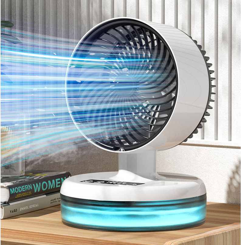 Household Mini Portable Air Conditioner with Spray Humidify and USB Water Cooling Fan