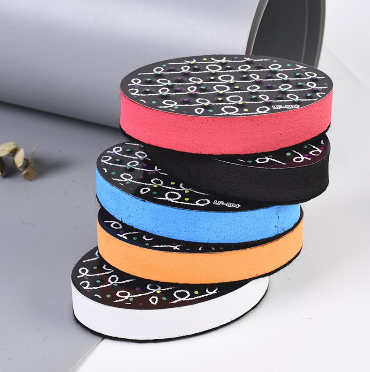 Oval Eva Sponge Felt Chalkboard Eraser blackboard wiper with Magnetic back