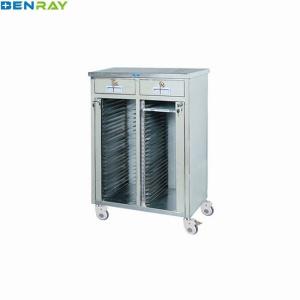 China stainless steel patient record trolley wholesale