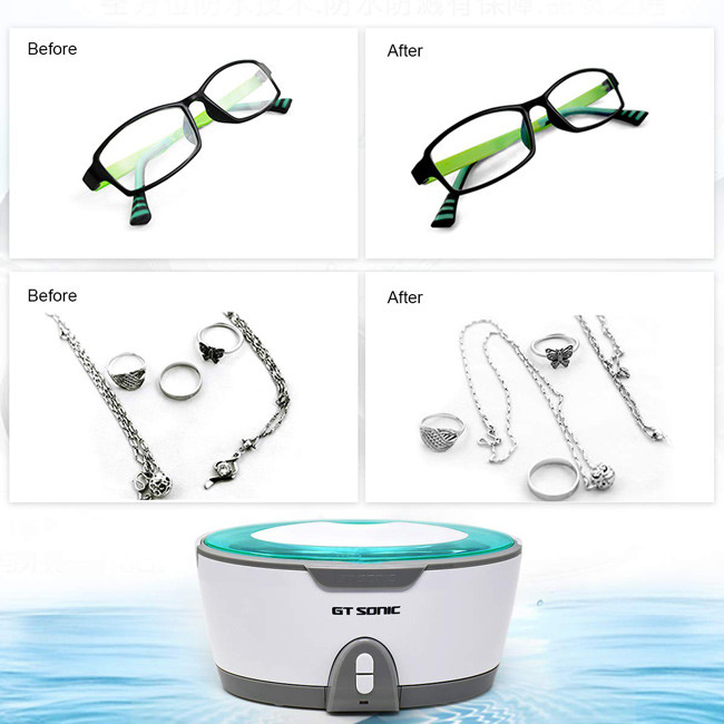 35w Home Ultrasonic Cleaner GT SONIC Ultrasonic Cleaner With Lid / Handle