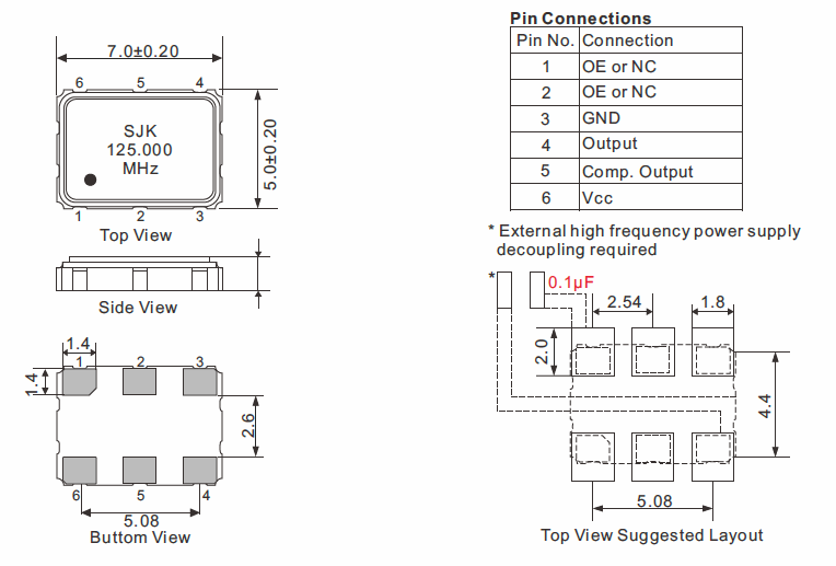 smd-7050-lvpecl-vcxo