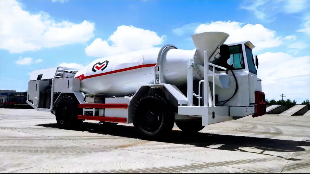 Underground Coal Mine Using Explosion Proof Diesel Type 4 Cbm Concrete Mixer Truck for Sale