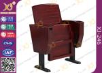 Slim Metal Leg Church Hall Chairs with Strengthen Standing Foot Solid Wood