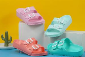 China Lightweight Double Band Slide Sandals wholesale
