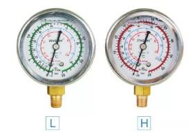 China Auto AC Tool 134A shockproof oil Gauge with sheath wholesale