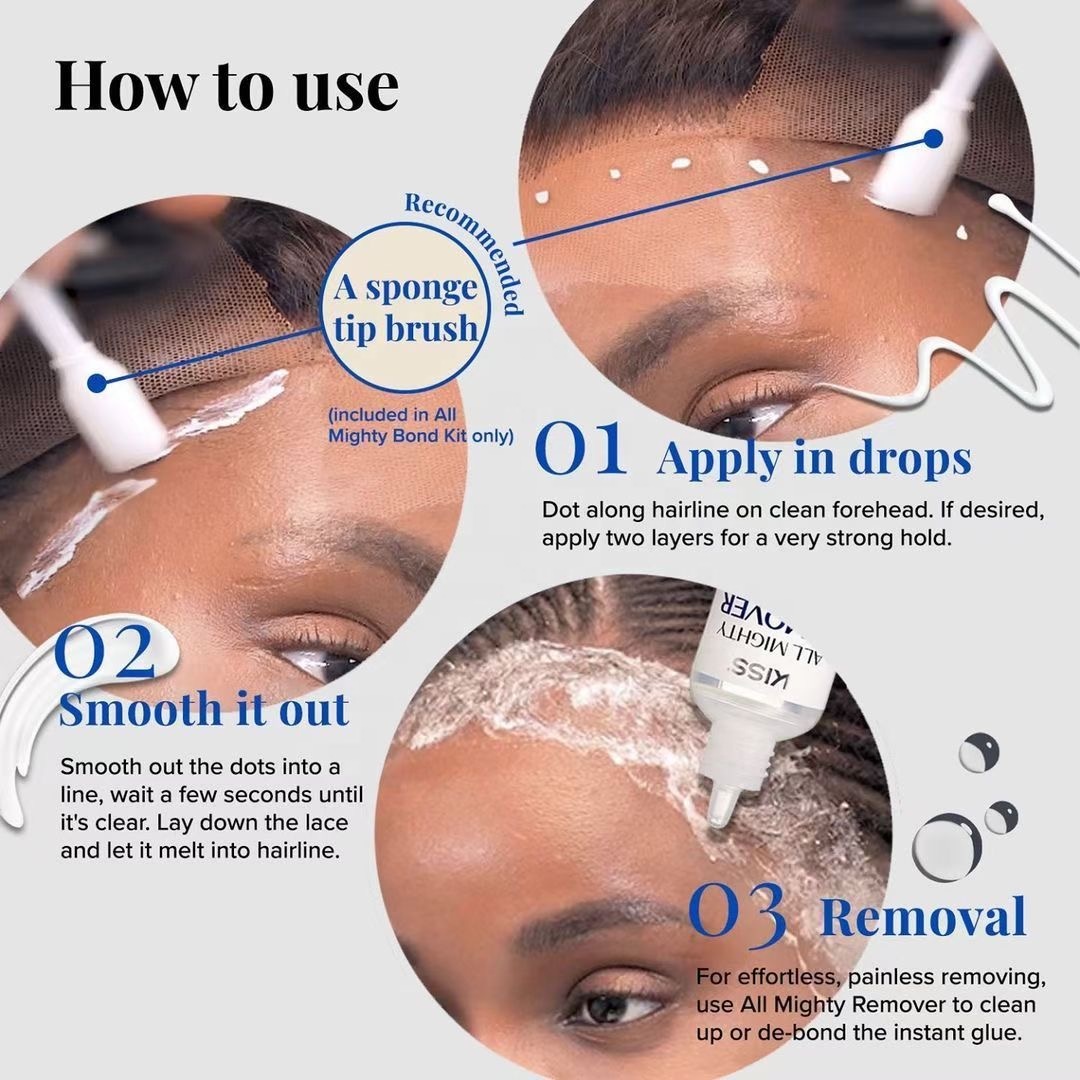 38ml 120ml 3500ml Waterproof Hair Glue For Easy And Mess Free Application