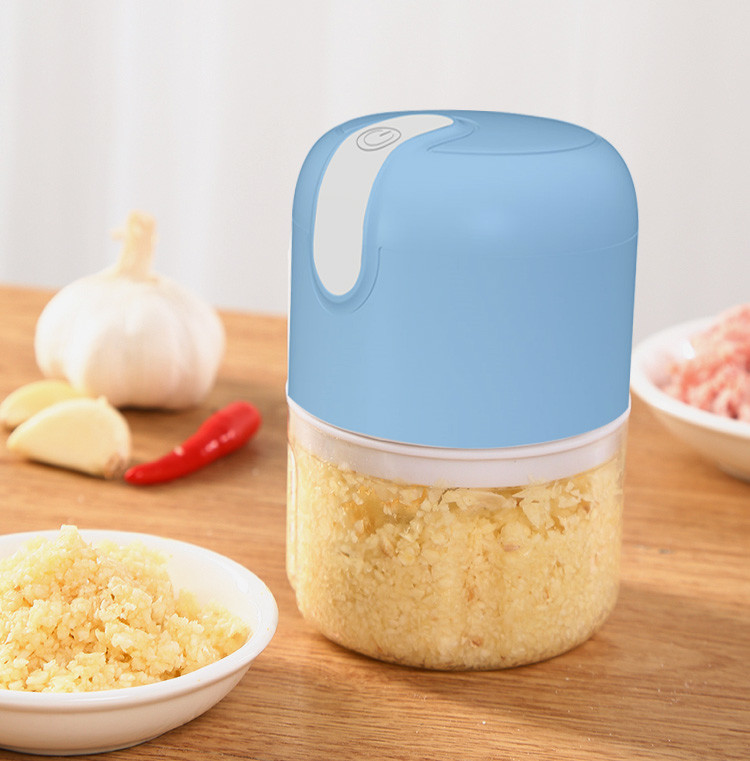 Compact 250ml Food Processor With Stainless Steel Body Swivel Blade