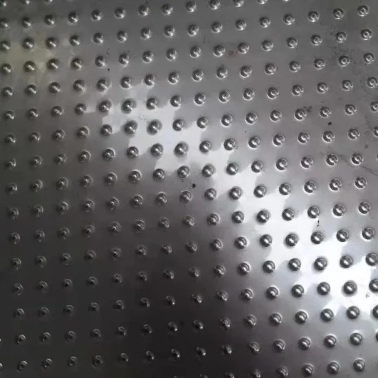316 304 Anti - Slip Checkered Stainless Steel Plate With Small Dot Pattern