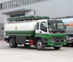 Q235 Carbon Steel Petrol Tanker Truck , Diesel Delivery Truck For ISUZU Oil